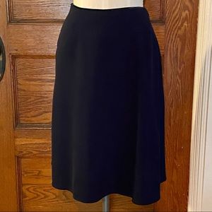 Dana Bachman Flare Navy Skirt Size 4/6 Lined